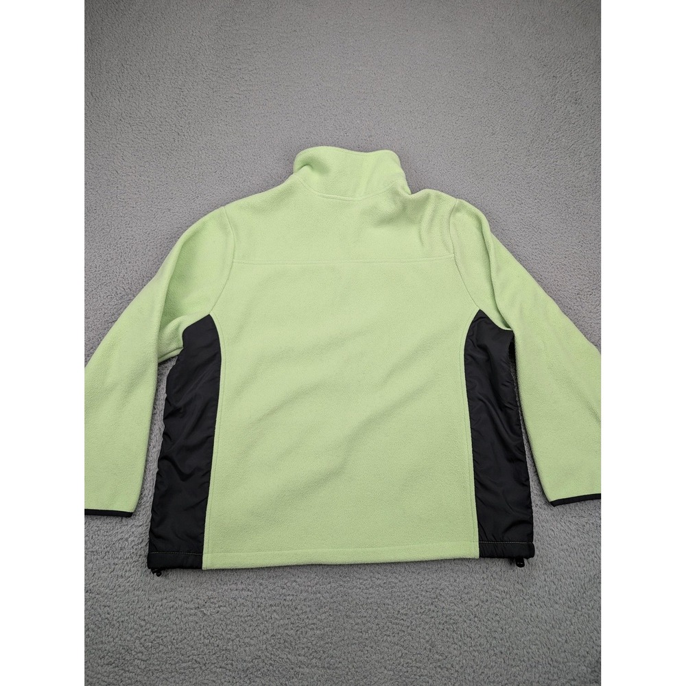 Athletic Works Jacket Womens 2X Apple Green Fleece Full Zip Mock Neck Plus - Picture 11 of 15